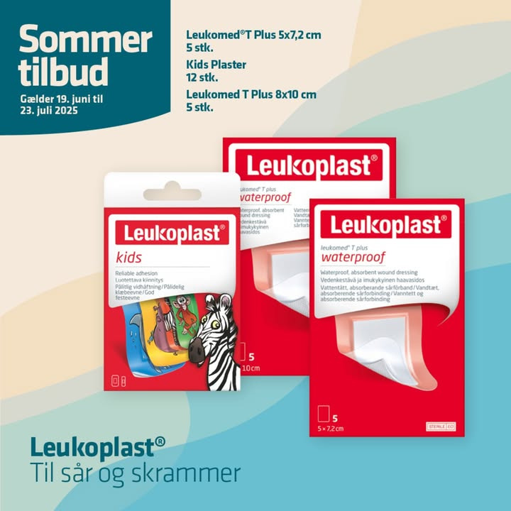 Herning Løve Apotek: Sommertilbud på plastre til hele familien