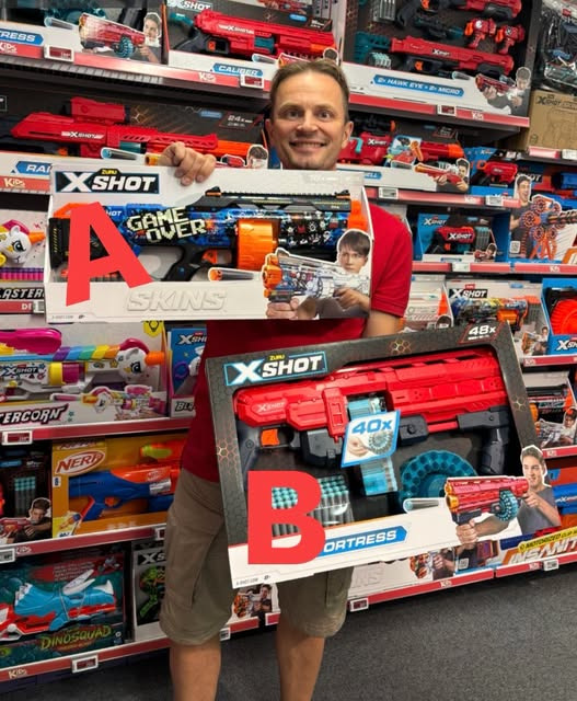 KiDS Coolshop sælger X-SHOT-varianter til 89 kroner