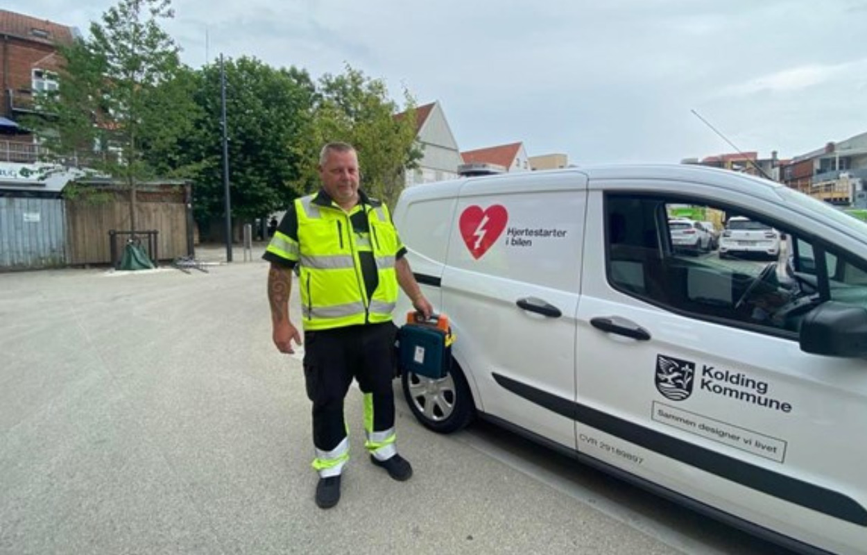 Kolding Kommunes cityassistent er klar til at redde liv