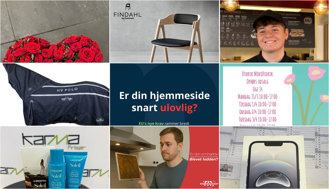 Nyt fra MOBILHYTTEN, HOVELIND MØBLER, Nyt Syn Brøndum Jeppesen  og 11 andre