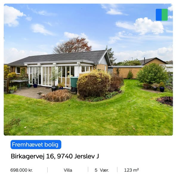 Nybolig Brønderslev & Vrå præsenterer 123 m² villa i Jerslev til 698.000 kr.