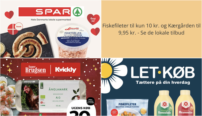 Fiskefileter til kun 10 kr. og Kærgården til 9,95 kr. - Se de lokale tilbud