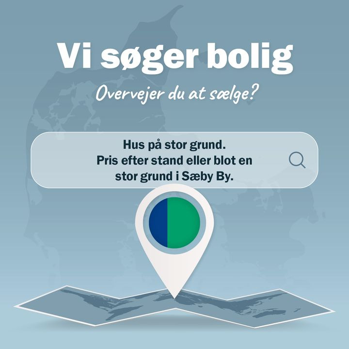 Nybolig Sæby A/S søger grund eller hus med stor grund i Sæby by