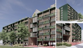 NordVestBO præsenterer planer om nye lejligheder med drivhuse på taget i Holstebro