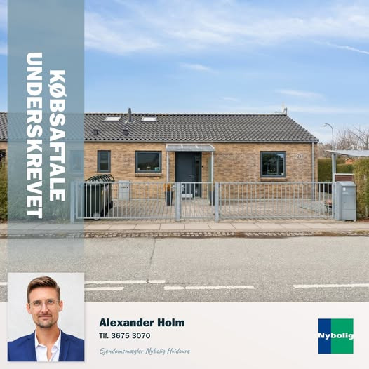Købsaftale underskrevet på Søliljevej 20 i Hvidovre af Nybolig Hvidovre - Alexander Holm ApS