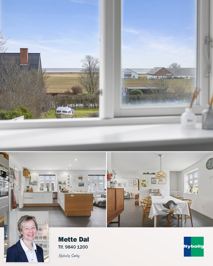 Nybolig Sæby A/S tilbyder moderniseret bolig med havudsigt i Voerså