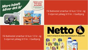 Få Bakkedal smørbar til kun 12 kr. og 3-stjernet pålæg til 9 kr. i Gadbjerg