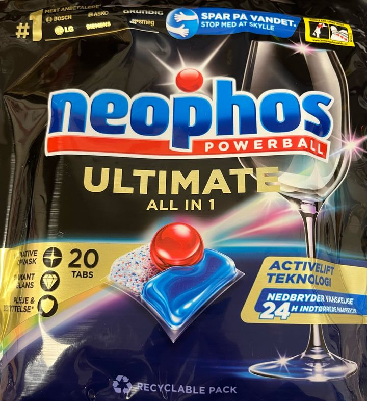 Spar Fårup tilbyder Neophos opvasketabs til fantasipris på 45 kr