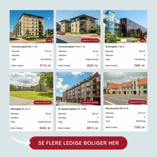 Bolig Horsens har 7 ledige boliger i Horsens og omegn