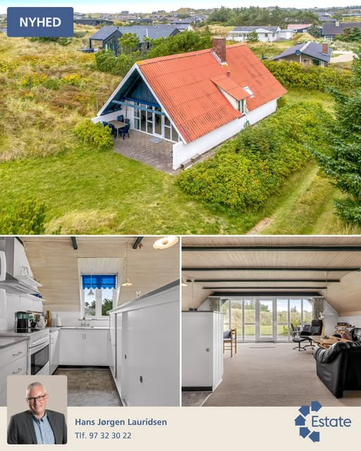 Estate Vestjylland  har nyhed med ugeneret klitgrund tæt på Vesterhavet