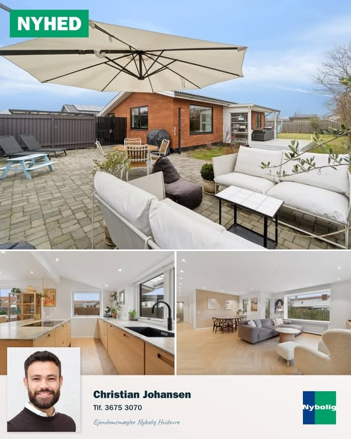 Nybolig Hvidovre præsenterer flot villa i Strandmarkskvarteret