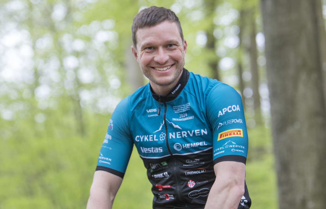 Ejnar Flensborg fra Højbjerg cykler Tour de France-bjerge og gør en forskel!
