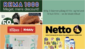 Billig 3-Stjernet pålæg til 9 kr. og hel and til kun 59 kr. - se de lokale tilbud