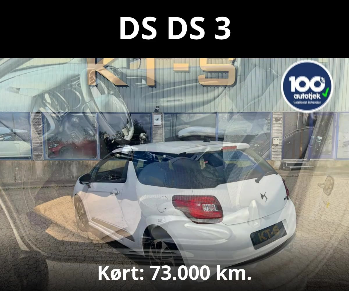 KT-S tilbyder DS DS 3 med imponerende brændstoføkonomi