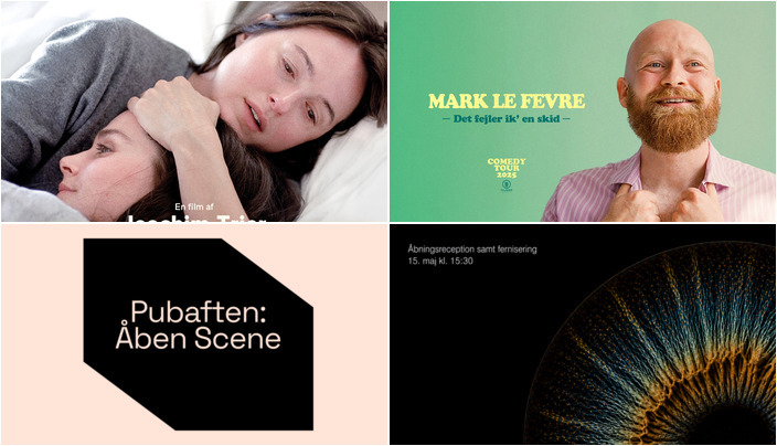 Kommende arrangementer i Rønne: Film, teater og kunst