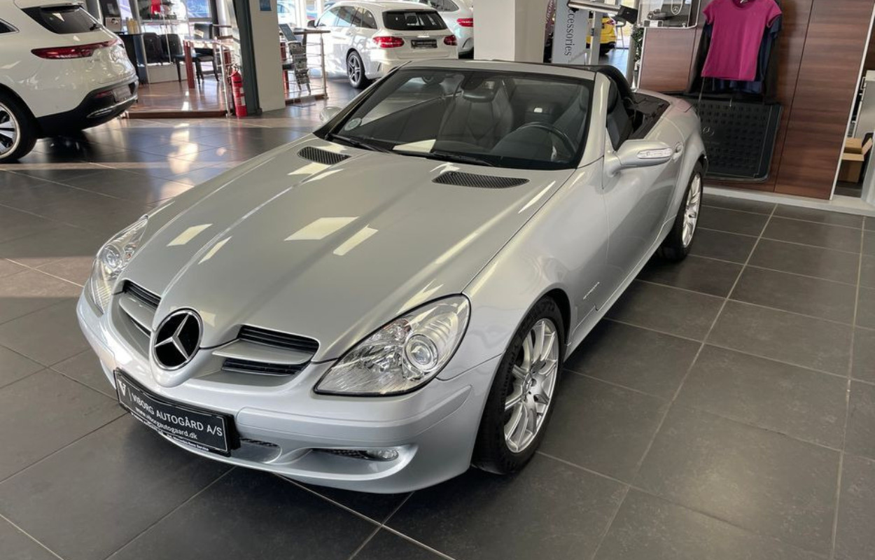 Kickstart foråret med en luksuriøs Mercedes-Benz SLK200 Kompressor fra Viborg Autogård