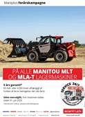 Scantruck A/S lancerer forårskampagne med 5 års garanti på Manitou- og MLA-T-lagermaskiner uden merudgift