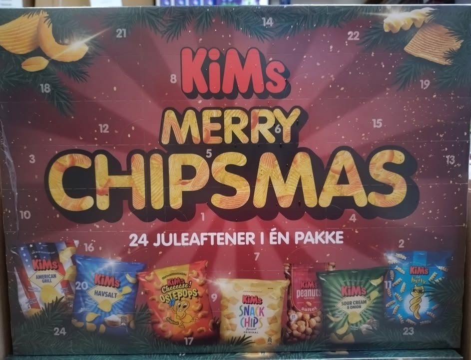 Løvbjerg Frederikshavn tyvstarter julen med Kims Merry Chipsmas kalendere til ja tak-tilbud