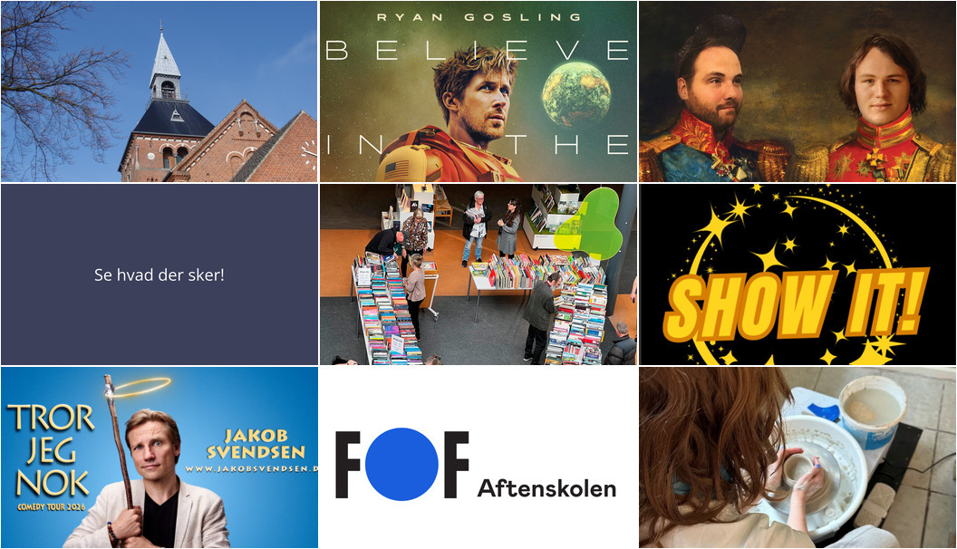 Weekend i Randers: Sang, biograf og comedy