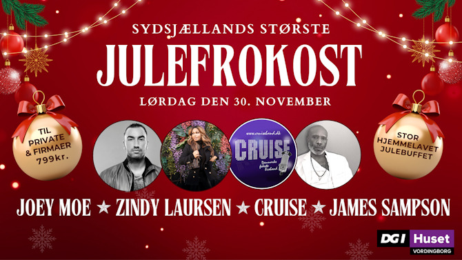 Årets julefrokost i DGI Huset Vordingborg