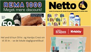 Hel and til kun 59 kr. og Hardys Crest vin til 35 kr. - se de lokale dagligvaretilbud