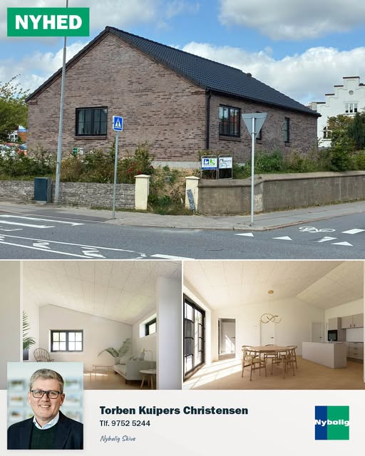 Nybolig Skive I/S præsenterer nybygget villa på Resenvej 1 i Skive klar til indflytning november 2025