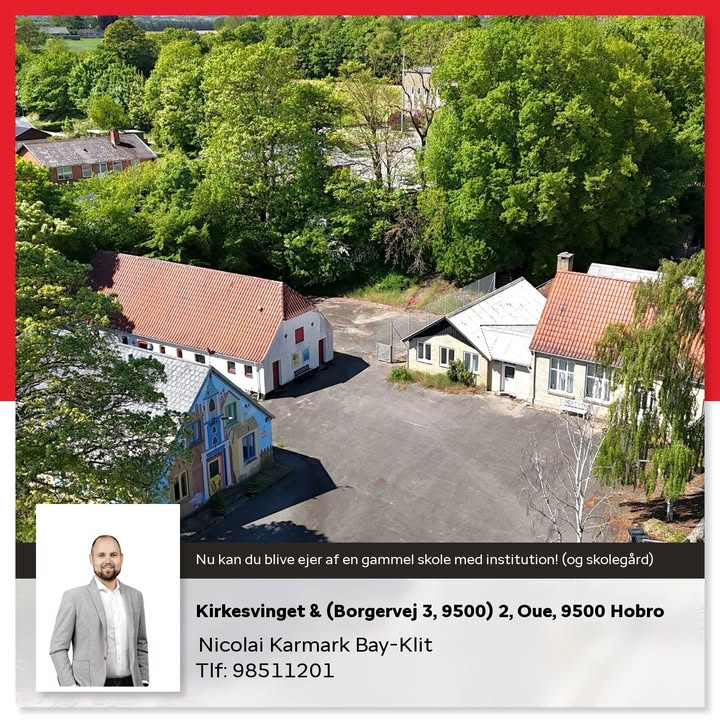 Home Hobro tilbyder gammel skole til salg som bolig i Hobro