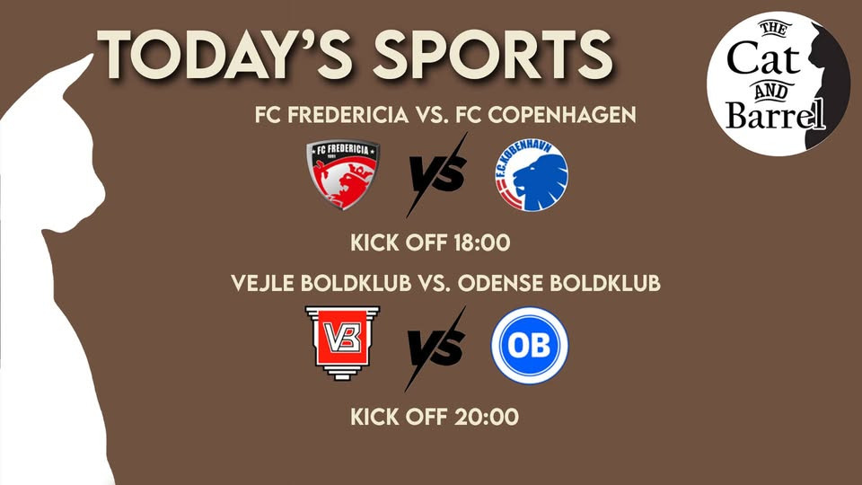 The Cat & Barrel inviterer til fodboldaften med spændende kampe