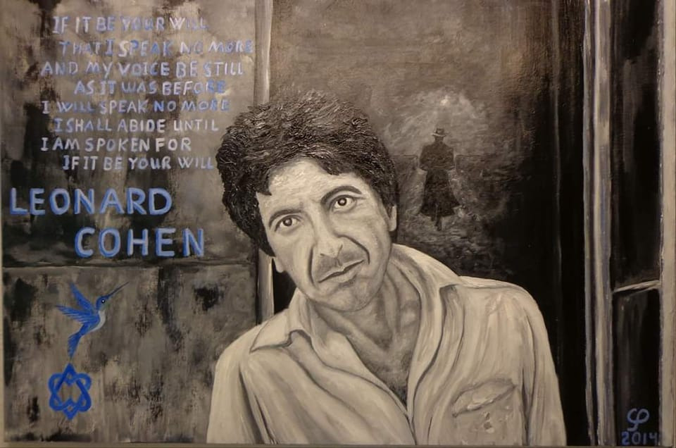 Sideways Skagen ApS markerer Leonard Cohens 90-års dag med kunst og tilbud