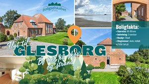 Familiedrømmen i Glesborg: Historiske lejligheder i naturskønne omgivelser nær Randers