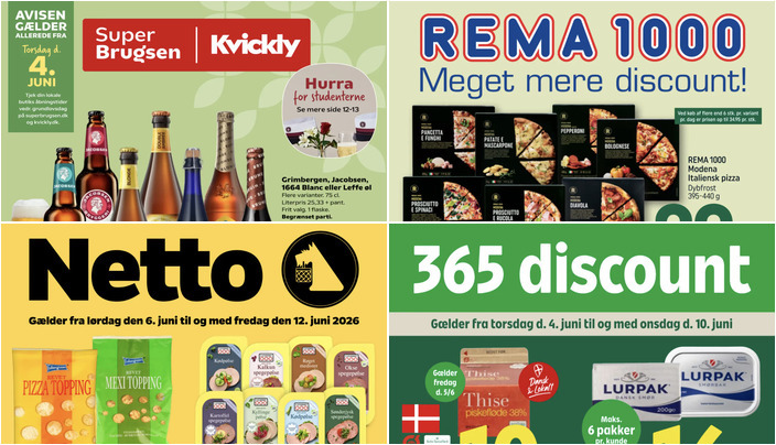 Thise økologisk piskefløde til kun 10 kr. og Spier Signature vin til 35 kr. - Se de gode lokale tilbud