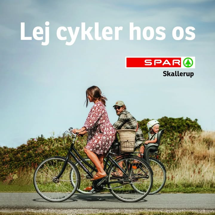 SPAR SKALLERUP A/S udlejer cykler for en eller flere dage