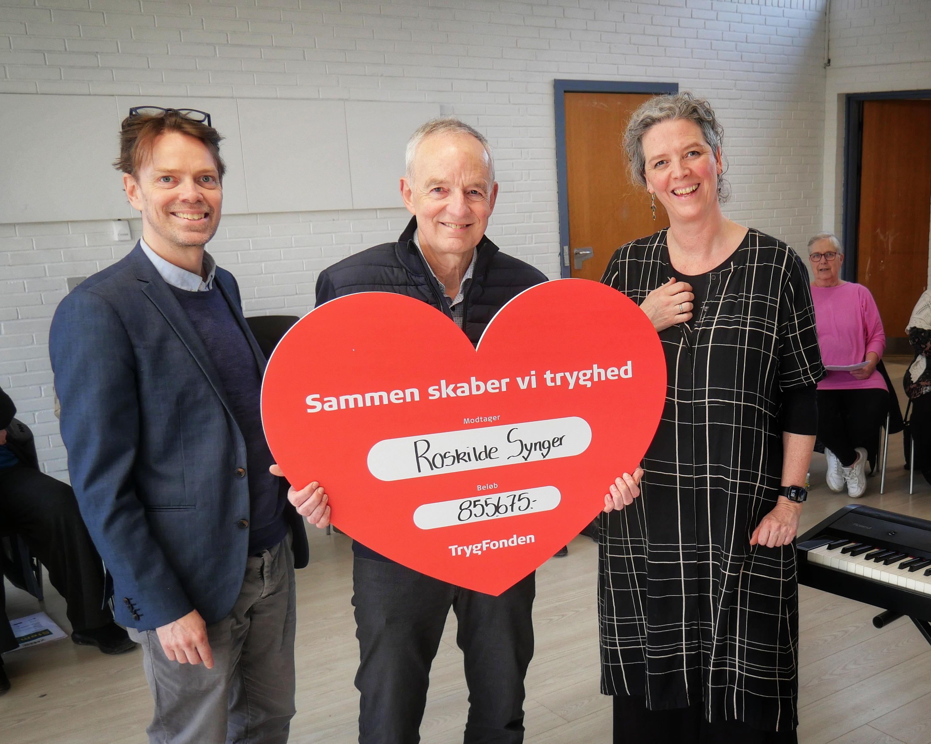 Donation til fællesskab og sangglæde: Roskilde-borgere skal synge sig til bedre trivsel