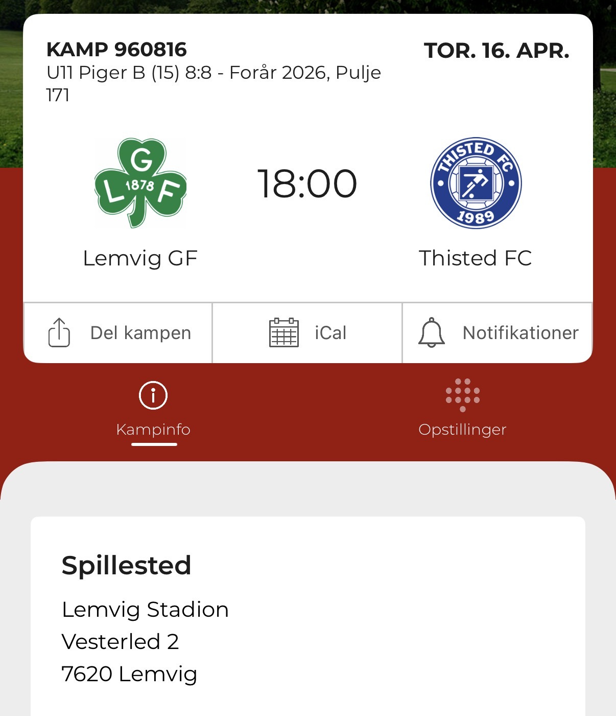 Lemvig GF U11 Piger og Thisted FC deler i målløs duel
