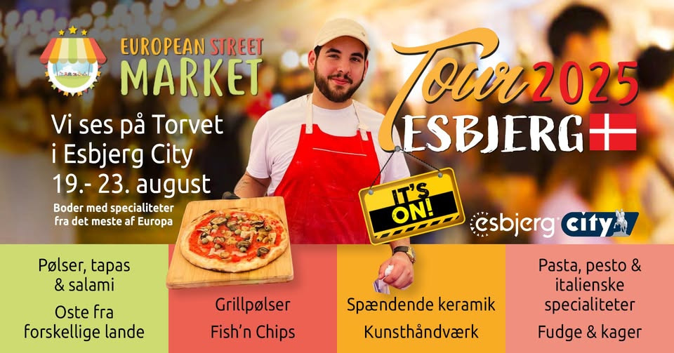 European Street Marked bringer europæisk atmosfære til Esbjerg