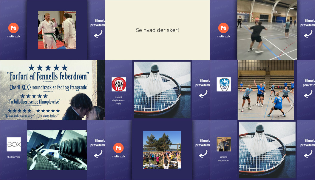 Ugeplanen i Vejle: Fra Taekwondo til stormfulde filmaftener