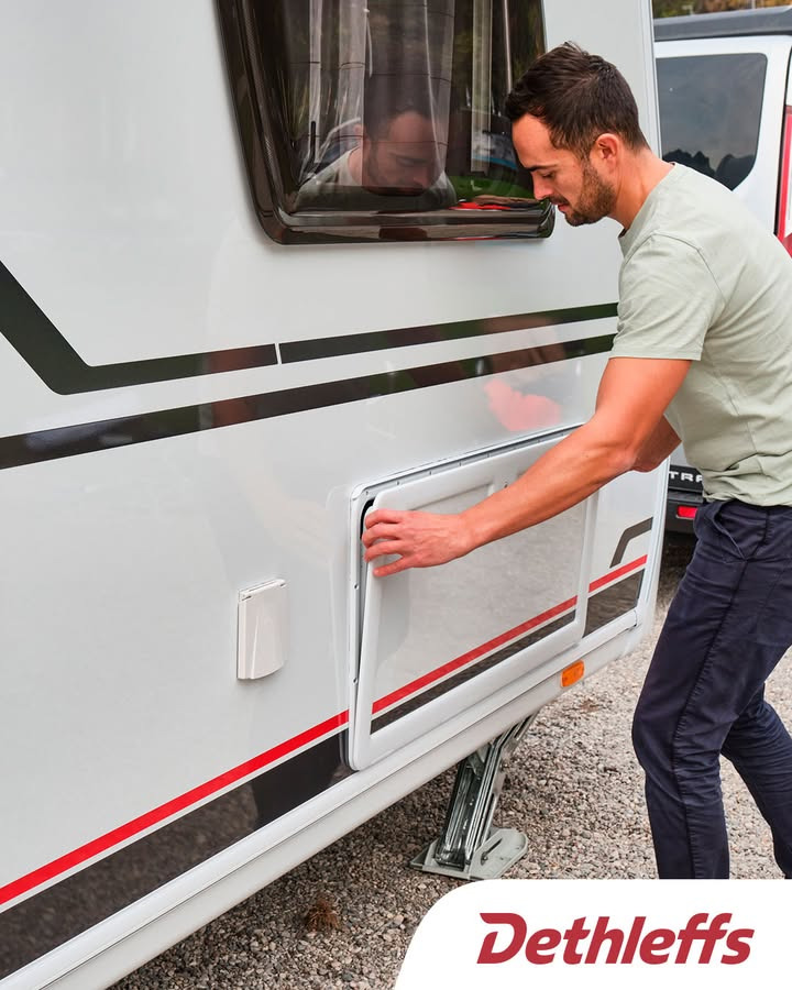 Smart opbevaring i Dethleffs campingvogne gør campinglivet lettere
