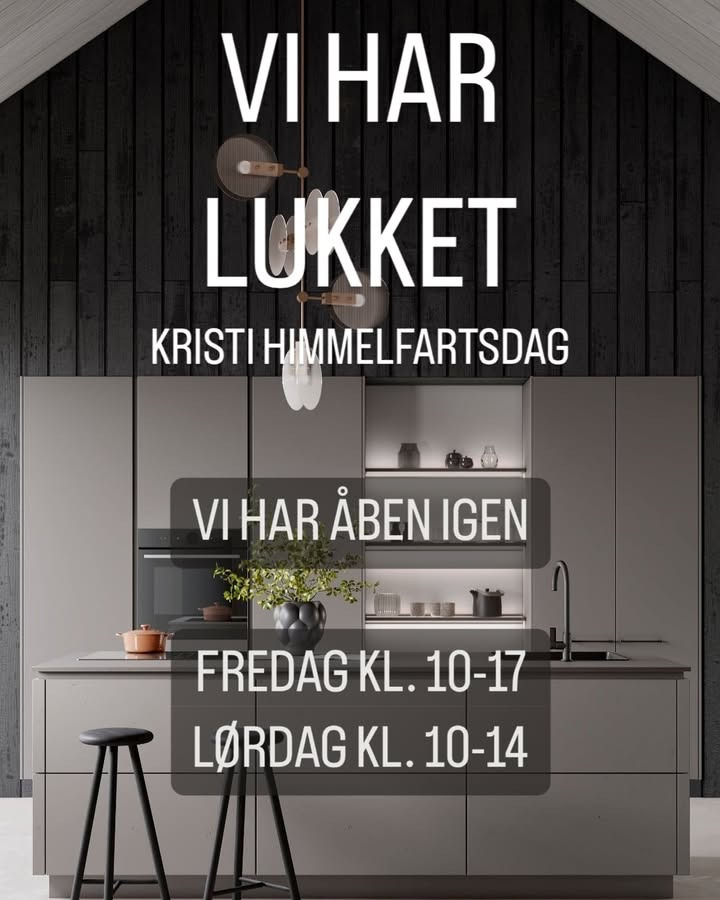 Bessmann Køkkener i Fredericia ønsker god Kristi Himmelfartsdag og inviterer til køkkenrådgivning