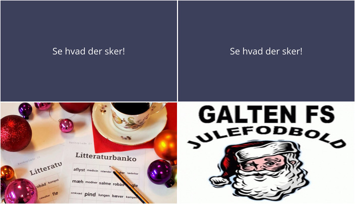 Julestemning og fodboldfest: Ugen i Galten byder på hygge og spænding