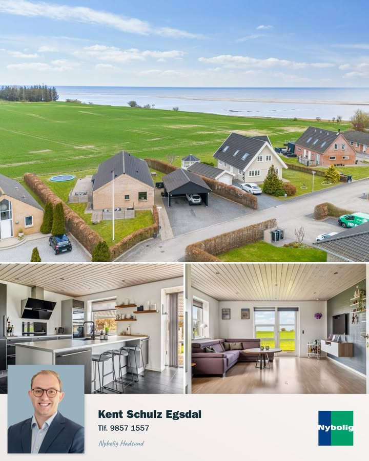 Nybolig Hadsund præsenterer unik udsigtsvilla på Teglvænget 118