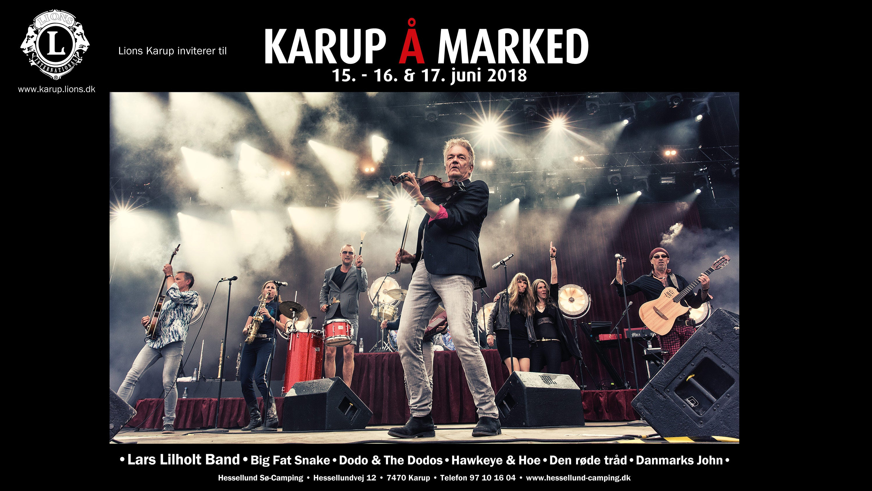 Kræmmermarked og festivalstemning i Karup