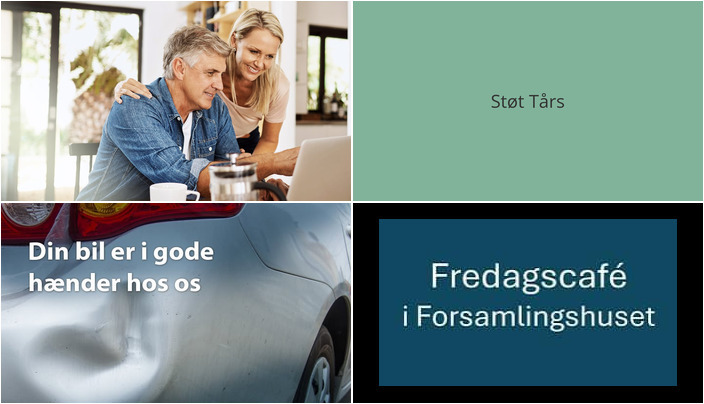 Nyt fra Tårs Autoteknik, Estate Boligmægleren Tårs og Tårs Forsamlingshus 
