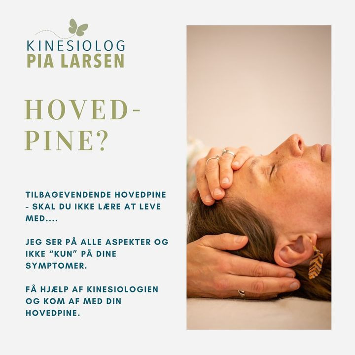 Kinesiolog - Pia hjælper dig gennem efteråret uden hovedpine