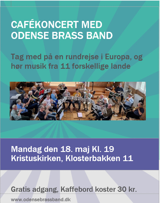 Odense Brass Band bringer Europa til Kristuskirken
