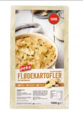 Min Købmand Øster Bjerregrav tilbyder Peka flødekartofler til særpris
