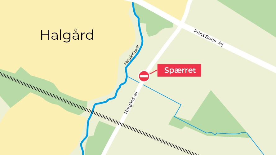 Trafikomlægning i Holstebro: Halgårdvej spærres i fem dage for reparationer