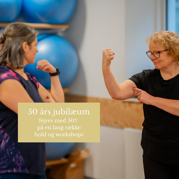 Fokus Folkeoplysning fejrer 50 års jubilæum med rabat på Styrke & Pilates-holdet