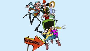 Klapvognskoncert og cykeleventyr i Bellevue Teatret