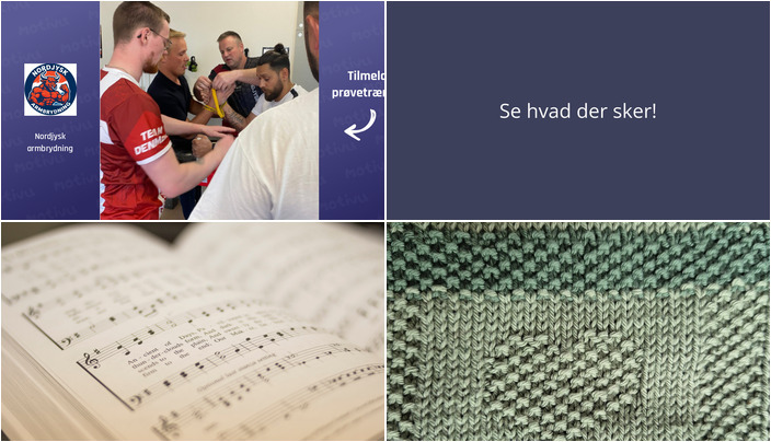 Oplev armbrydning, højskolesange og håndarbejde i Støvring i den kommende uge