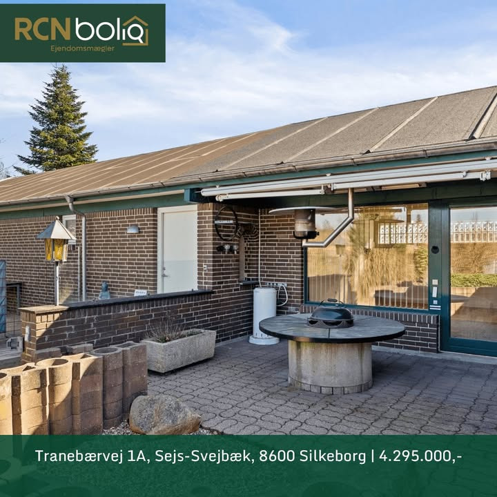 Opdag drømmeboligen i Sejs-Svejbæk med plads til hele familien hos RCN Bolig Silkeborg